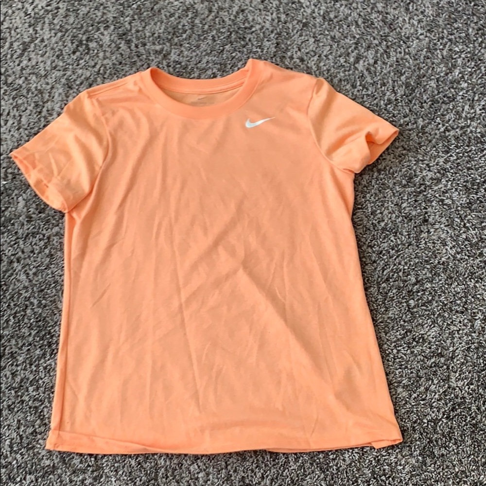 Neon Nike workout dri-fit tee